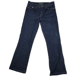 Lauren Ralph Lauren Women Jeans Classic‎ Straight Blue Denim Size 4